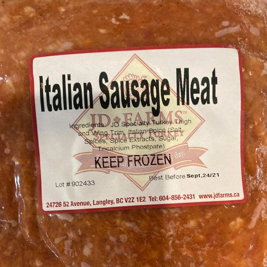 Ground Italian Bulk Sausage Meat