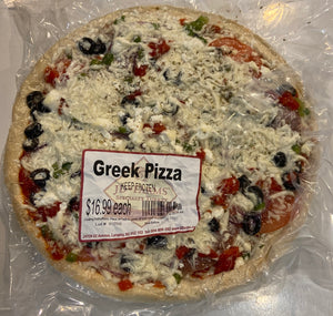 Greek Turkey Pizza