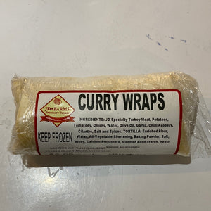 Frozen Curry Wraps