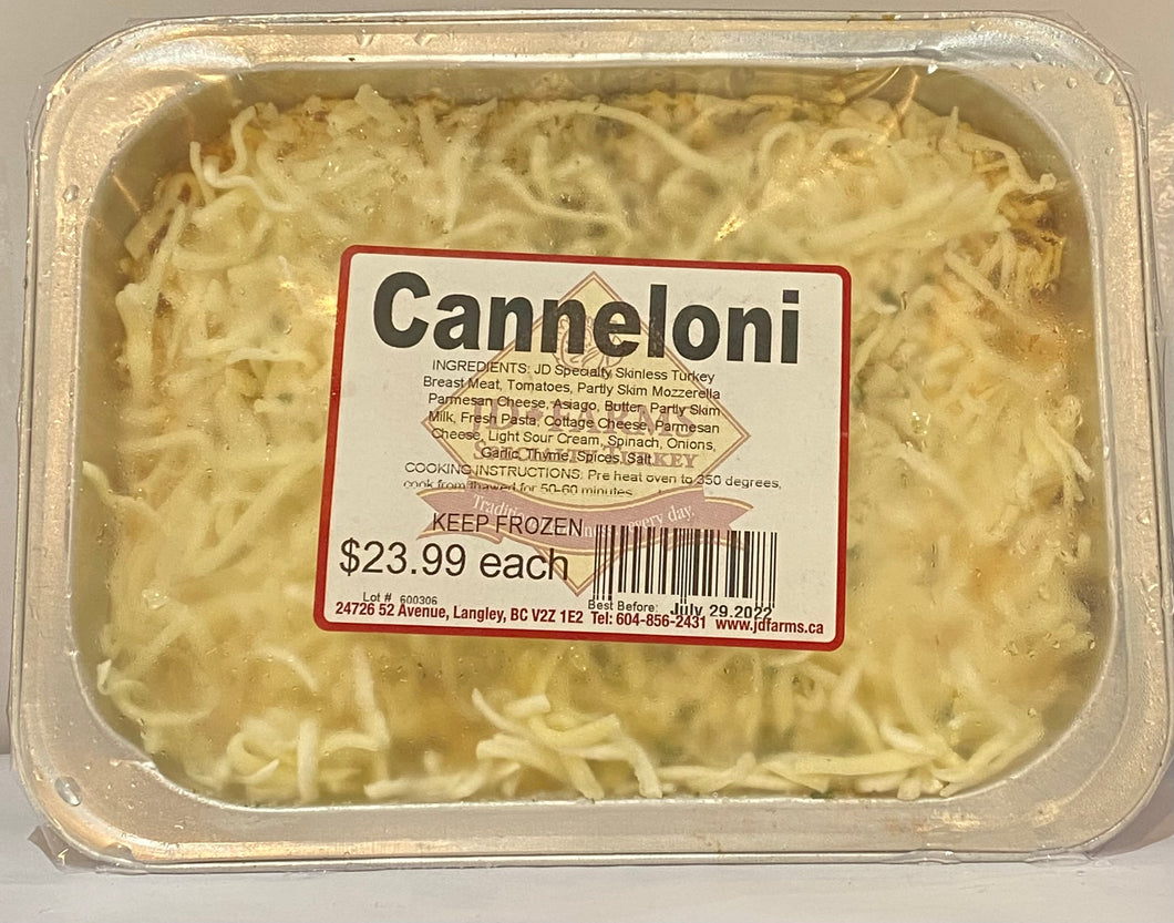 Turkey Cannelloni