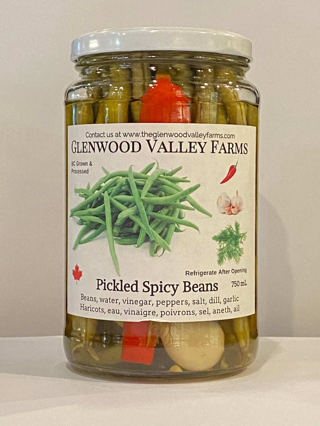Glenwood Valley Spicy Pickled Beans