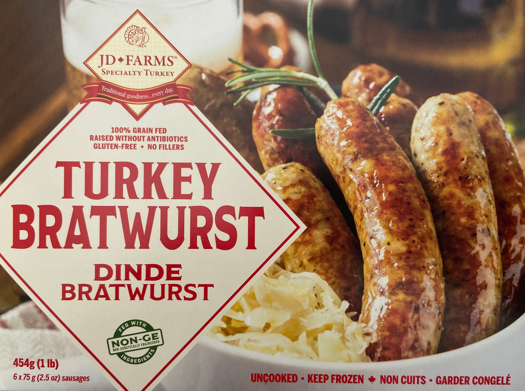 Turkey Bratwurst Sausage