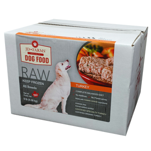 JD Farms Raw Turkey Dog Food